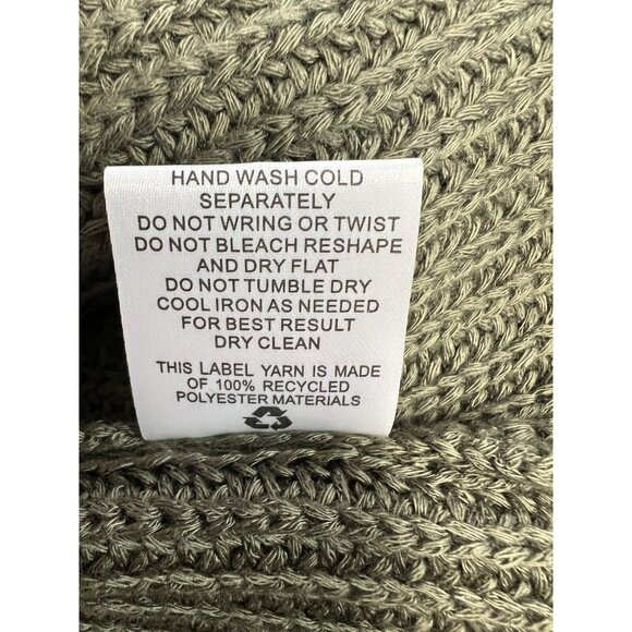 Pinque Jamelya Ribbon Criss Cross Back Cardigan~Size XS~Shaded Moss~New L9 25 - Picture 12 of 12